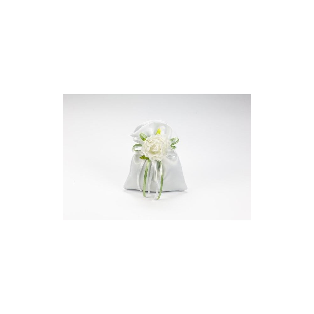 SACCHETTO PIATTO RASO 10XH12 BIANCO